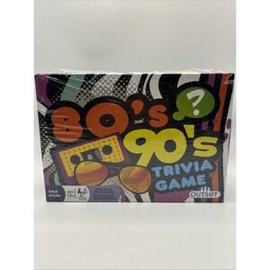 80's 90's Trivia Game Adult Party Pop Culture Decades 2018 Outset Sealed New